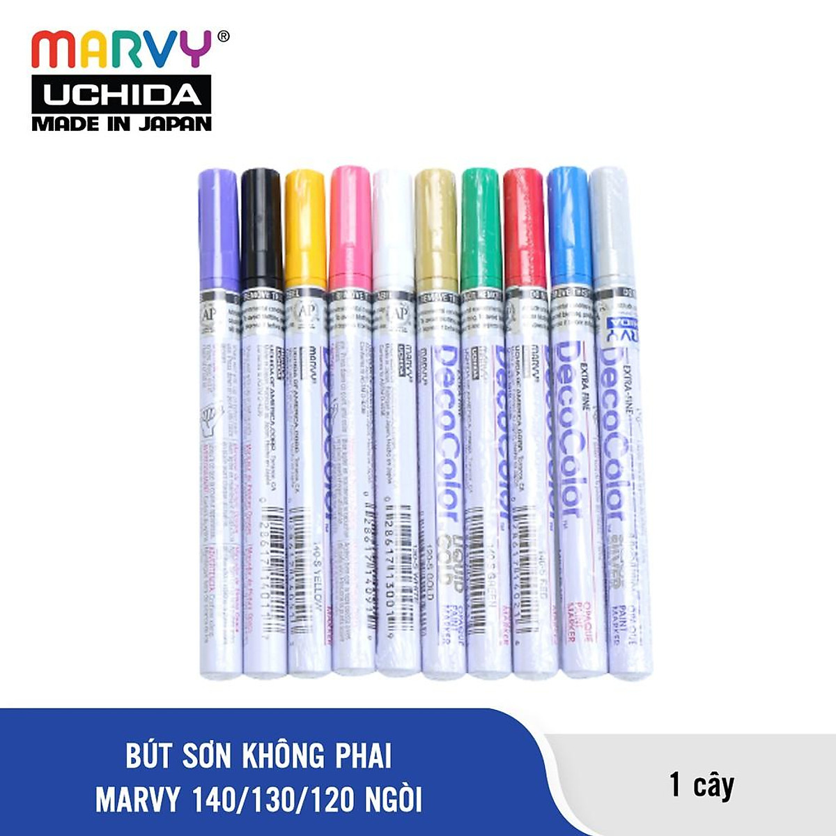 Bút sơn không phai MARVY 140/130/120 ngòi 0.8mm