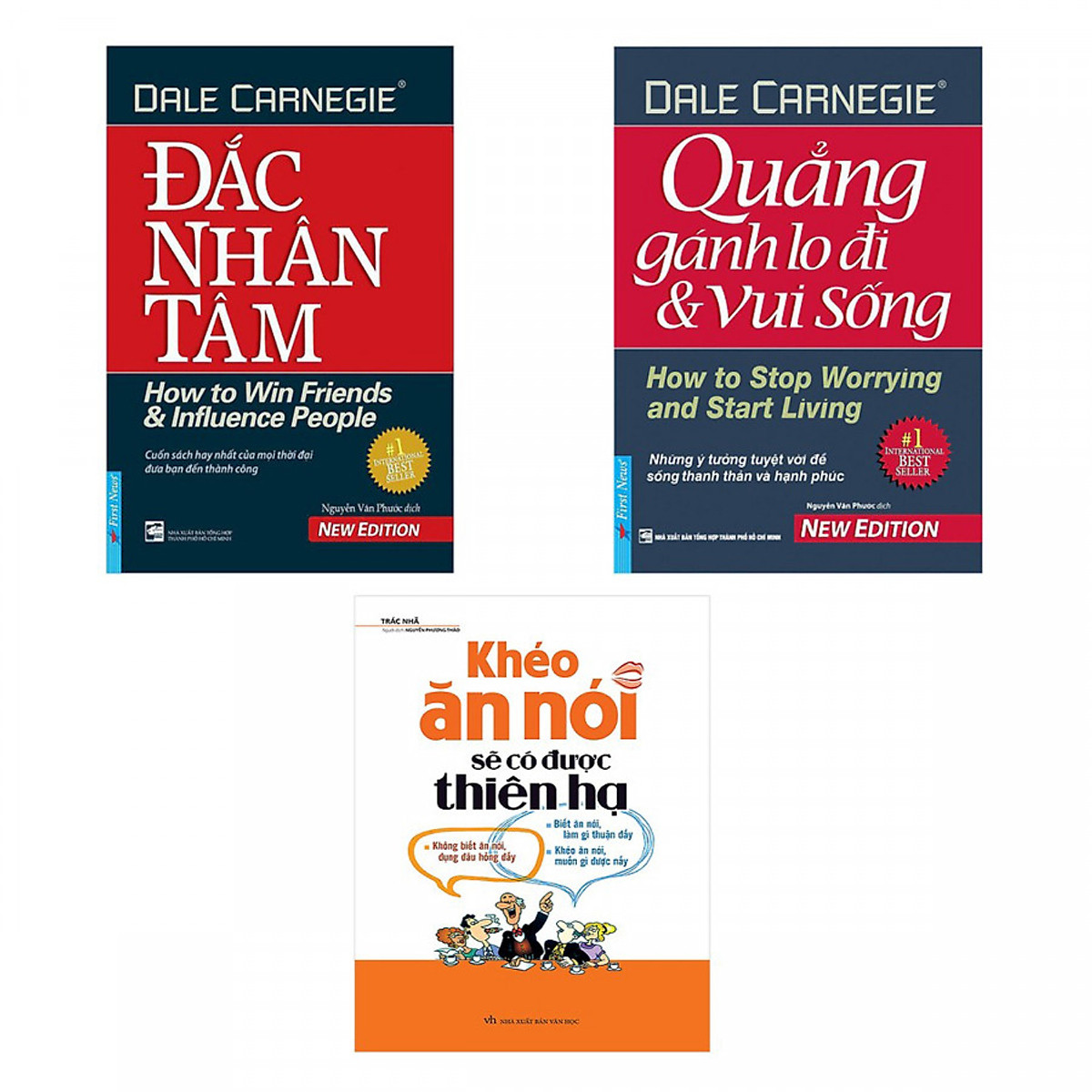 Combo đắc nhân tâm, khéo ăn nói sẽ có được thiên hạ, quẳng gánh lo đi và vui sống