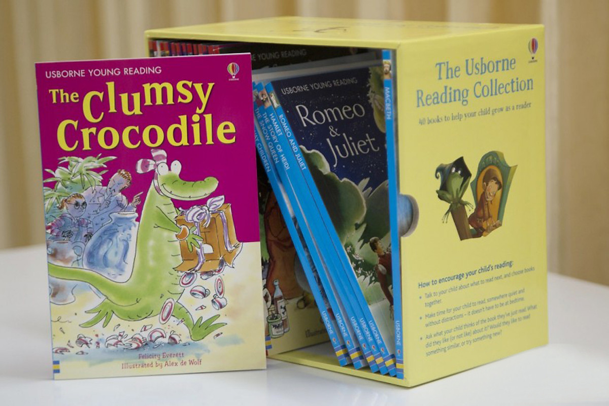 Usborne Bộ Vàng The Usborne Reading Collection - x40 book boxed set