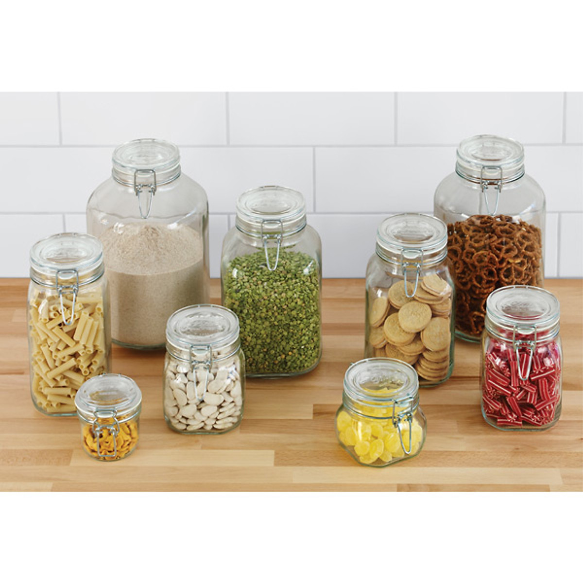 Hũ thủy tinh nắp cài kín hơi Fido - Bormioli Rocco 149270M02321991 (5000ml)