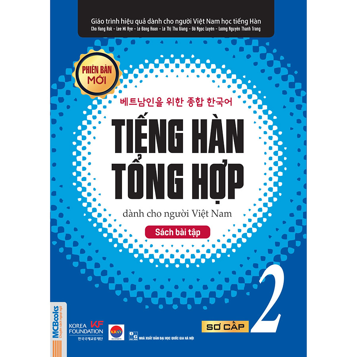Sách Bài Tập Tiếng Hàn Tổng Hợp Dành Cho Người Việt Nam - Sơ Cấp 2 - Phiên Bản Mới Nhất