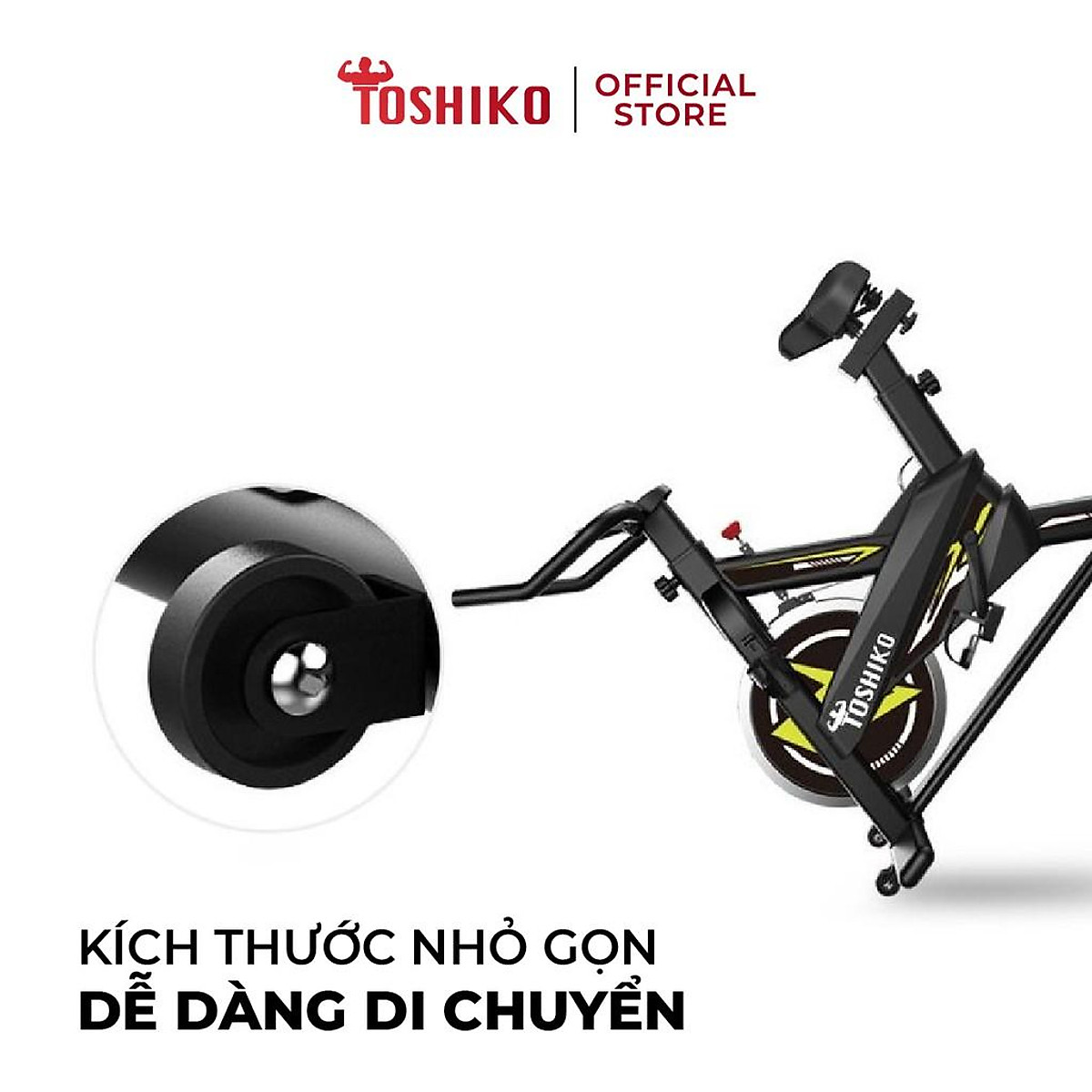 Xe đạp tập thể dục thể thao, gym, fitness tại nhà Toshiko X9 - giúp tăng cơ, giảm mỡ hiệu quả