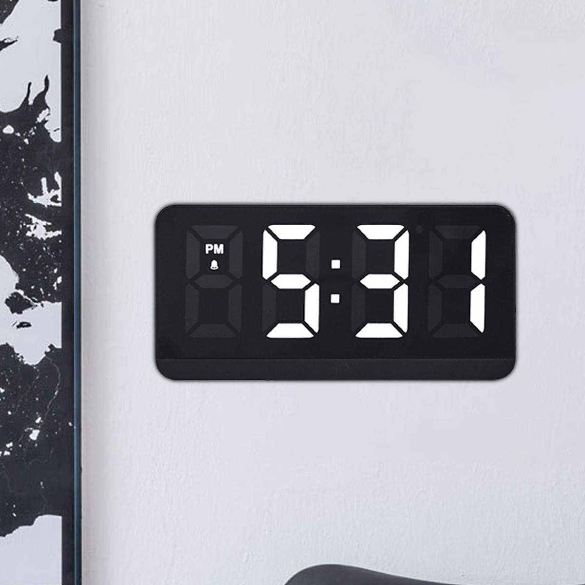LED Desktop Alarm Clock Display Desk Digital Clock for Hall Classroom
