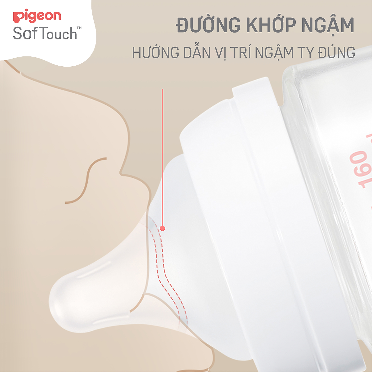 Bình sữa Pigeon nhựa PPSU Plus thế hệ III phiên bản Nhật hình Gấu 160ml/240ml