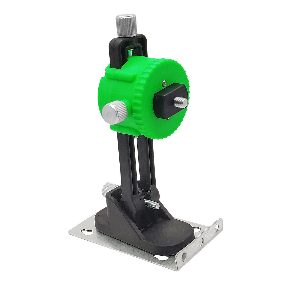 Fine Tuning Bracket Level Adapter - L-Shape Magnetic Base With Adjustable Clip For Wall/Ceiling Mounting