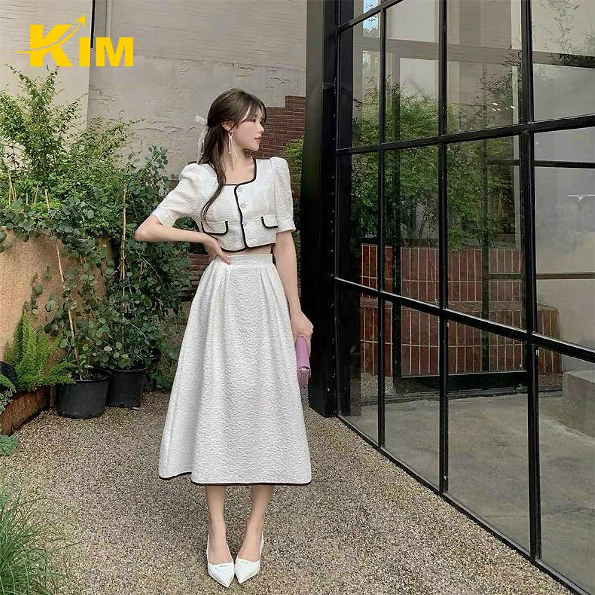 Cập nhật hơn 66 chân váy đen viền trắng hay nhất  cdgdbentreeduvn