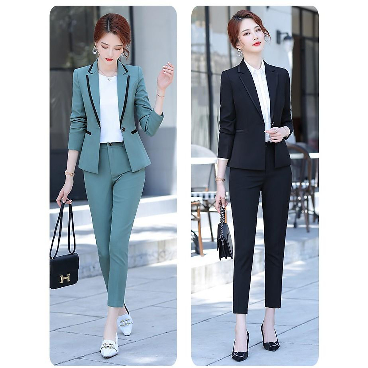 Mua Bộ Vest Nữ 1 Lớp Kiểu Dáng Hàn Quốc, Chất Liệu Tuyết Mưa Bly Bv1 Thời  Trang Công Sở Cao Cấp Thanh Lịch Sang Trọng | Tiki