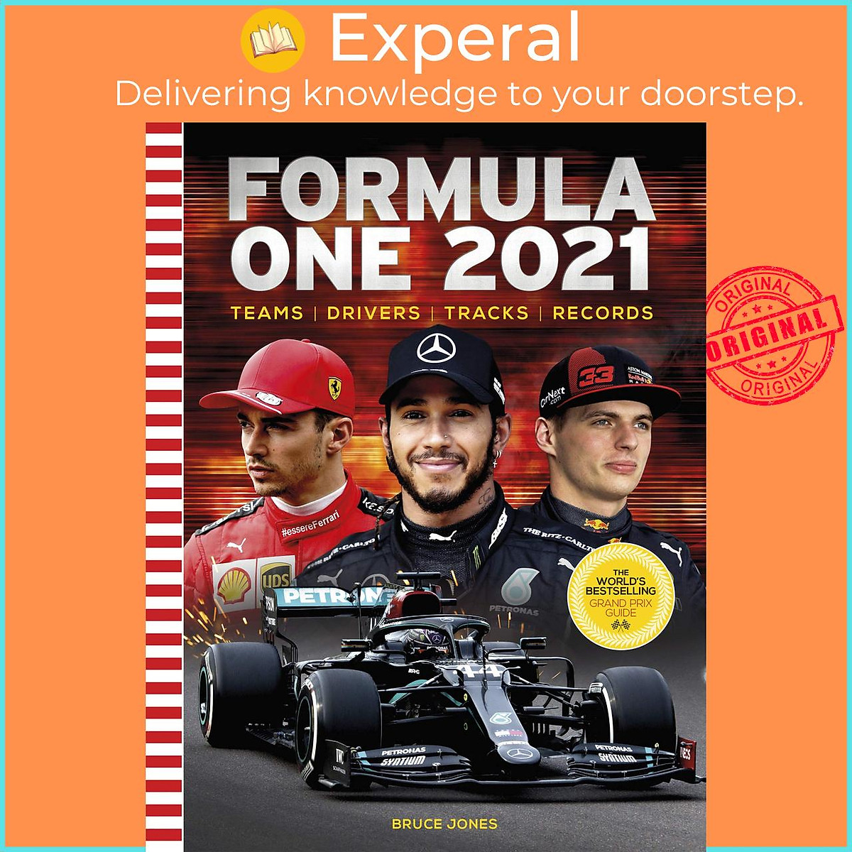 Sách - Formula One 2021 : The World's Bestselling Grand Prix Handbook by Bruce Jones (UK edition, paperback)