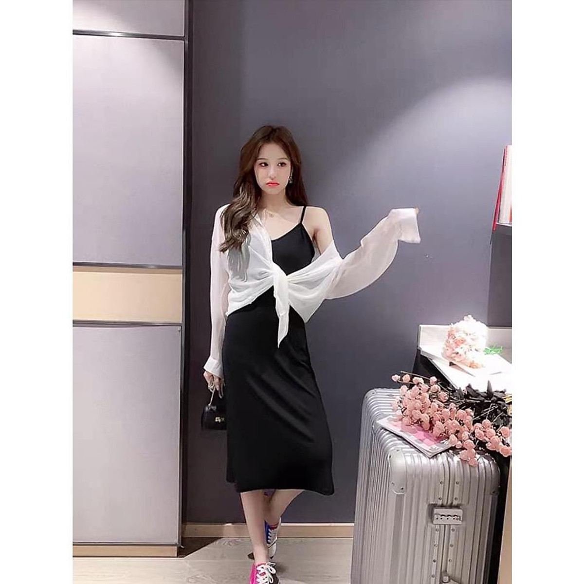 Cherry store  Set váy 2 dây  áo khoác ngoài vẫn sẵn hàng  Facebook
