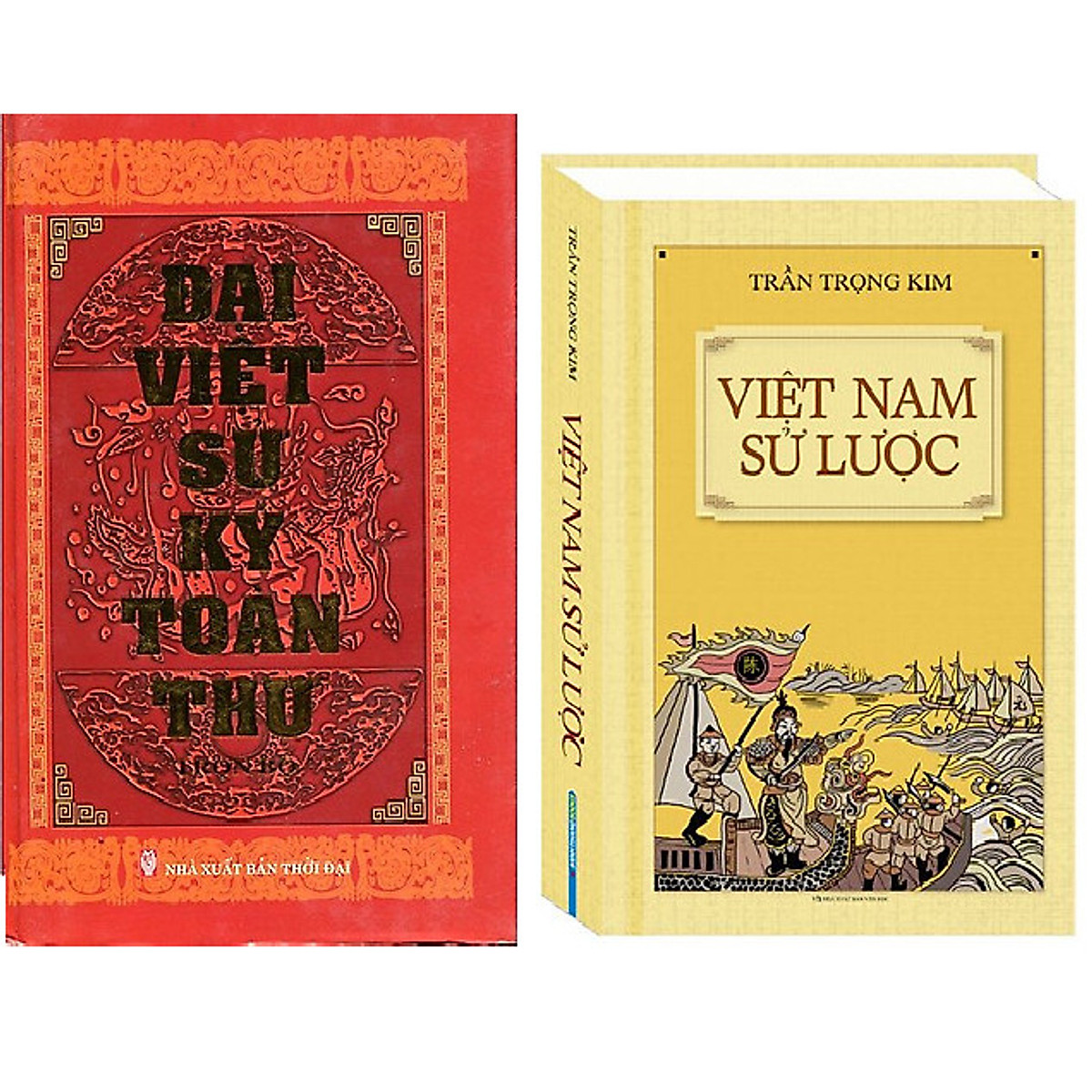 Combo Đại Việt Sử Ký Toàn Thư+Việt Nam Sử Lược (Bìa Cứng)