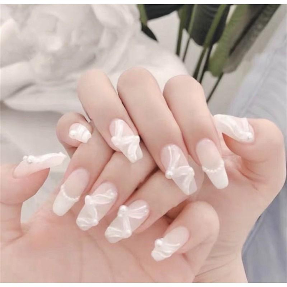 Top 100 những mẫu nail trắng cô dâu được yêu thích nhất