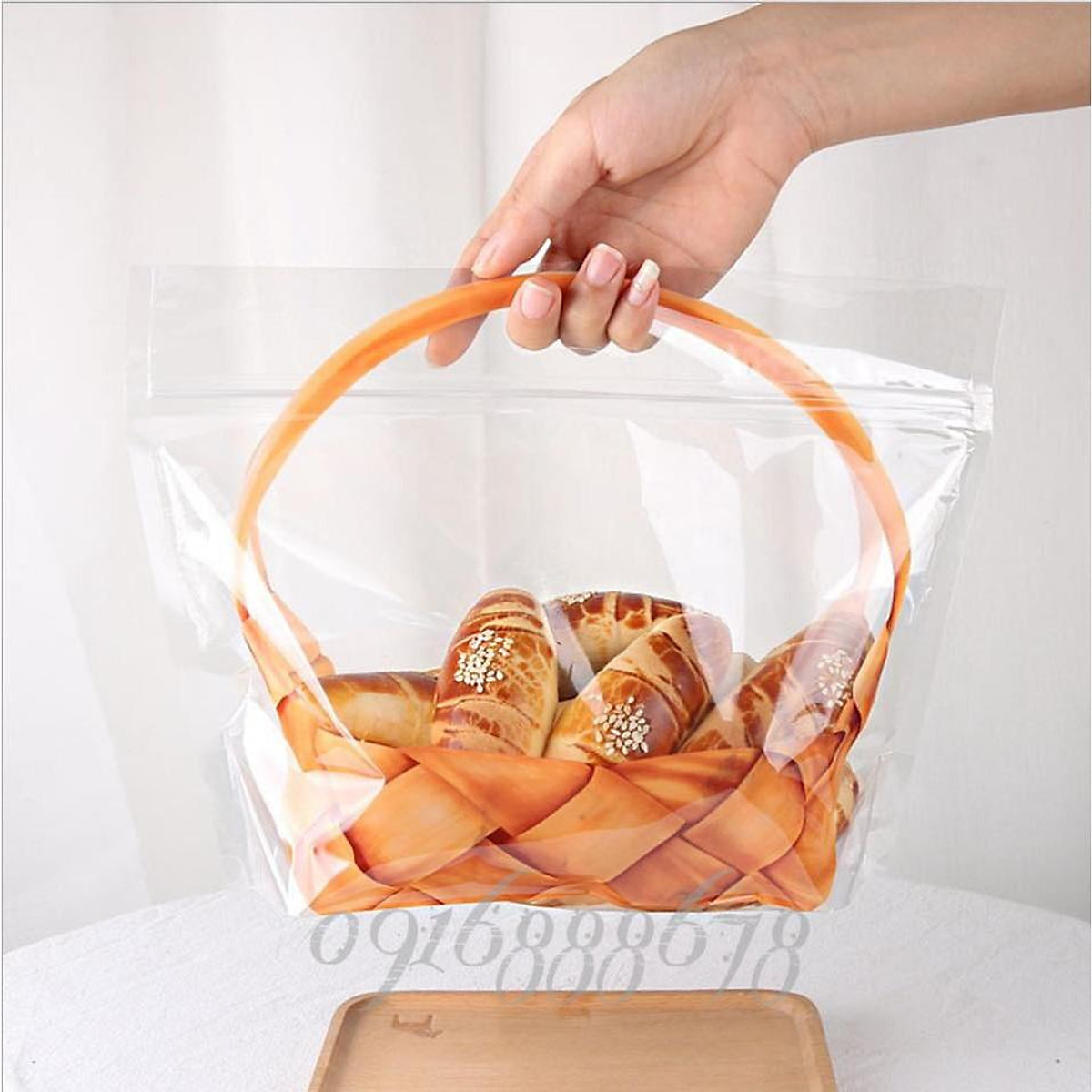 Mua (50c | S | NHẠT) Túi zip hình Giỏ Hoa đựng Bánh Mì Sandwich Mua (50C | S | Nhạt) Túi Zip Hình Giỏ Hoa Đựng Bánh Mì Sandwich