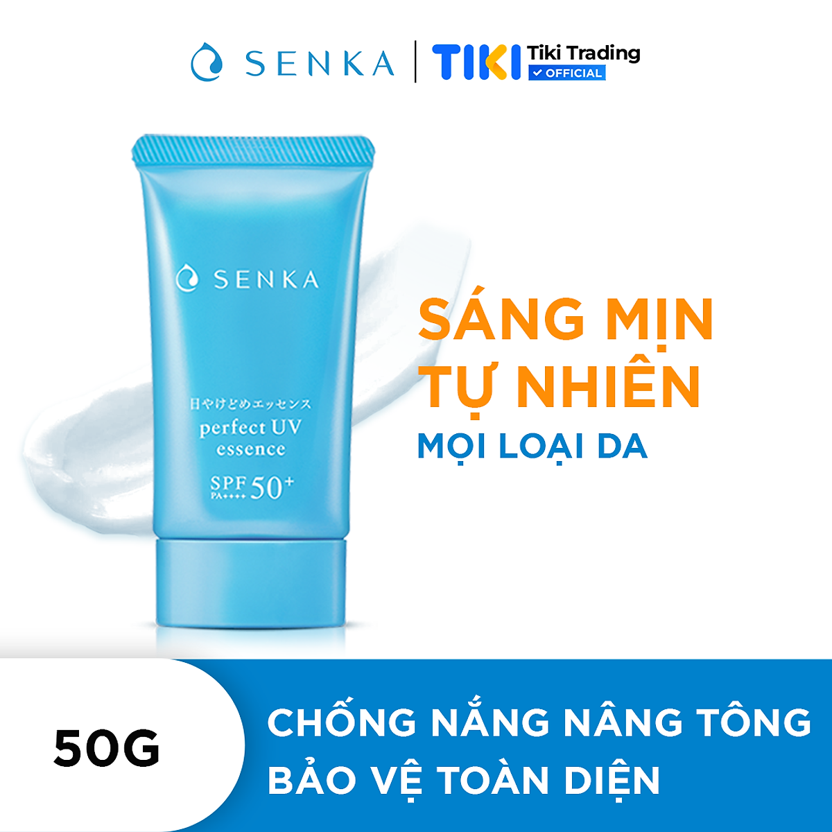 Kem chống nắng dạng tinh chất Senka Perfect UV Essence 50g