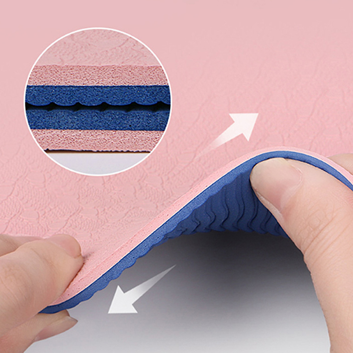 Miếng lót,Đệm Lót Khủy Tay dày 8mm - Gối Tập Yoga, Đệm PAD Cao Su Hỗ Trợ Giảm Đau Đầu Gối và Các Tư Thế YOGA
