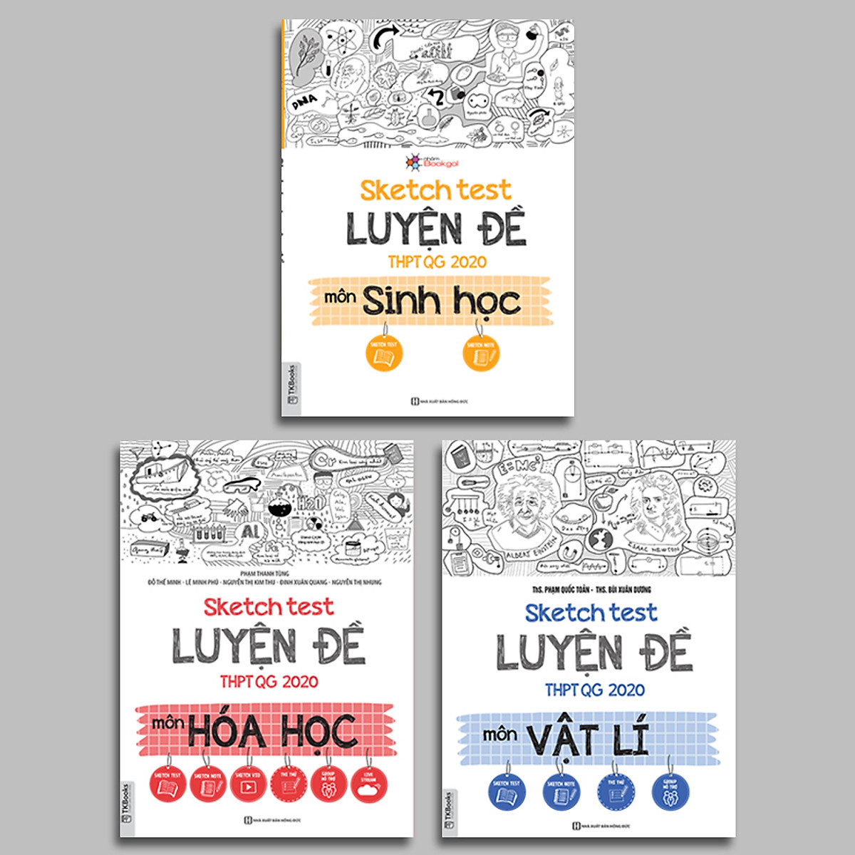 Luyện thi Tổ hợp KHTN: Sketch Test Luyện Đề THPT QG 2020 môn Vật Lí, Hóa học, Sinh học