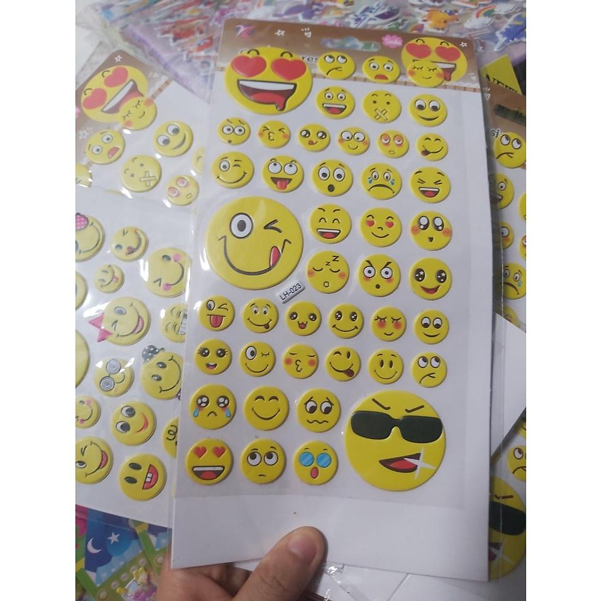 Sticker dán hình mặt cười,cute cho bé vui chơi - Sticker - Decal ...