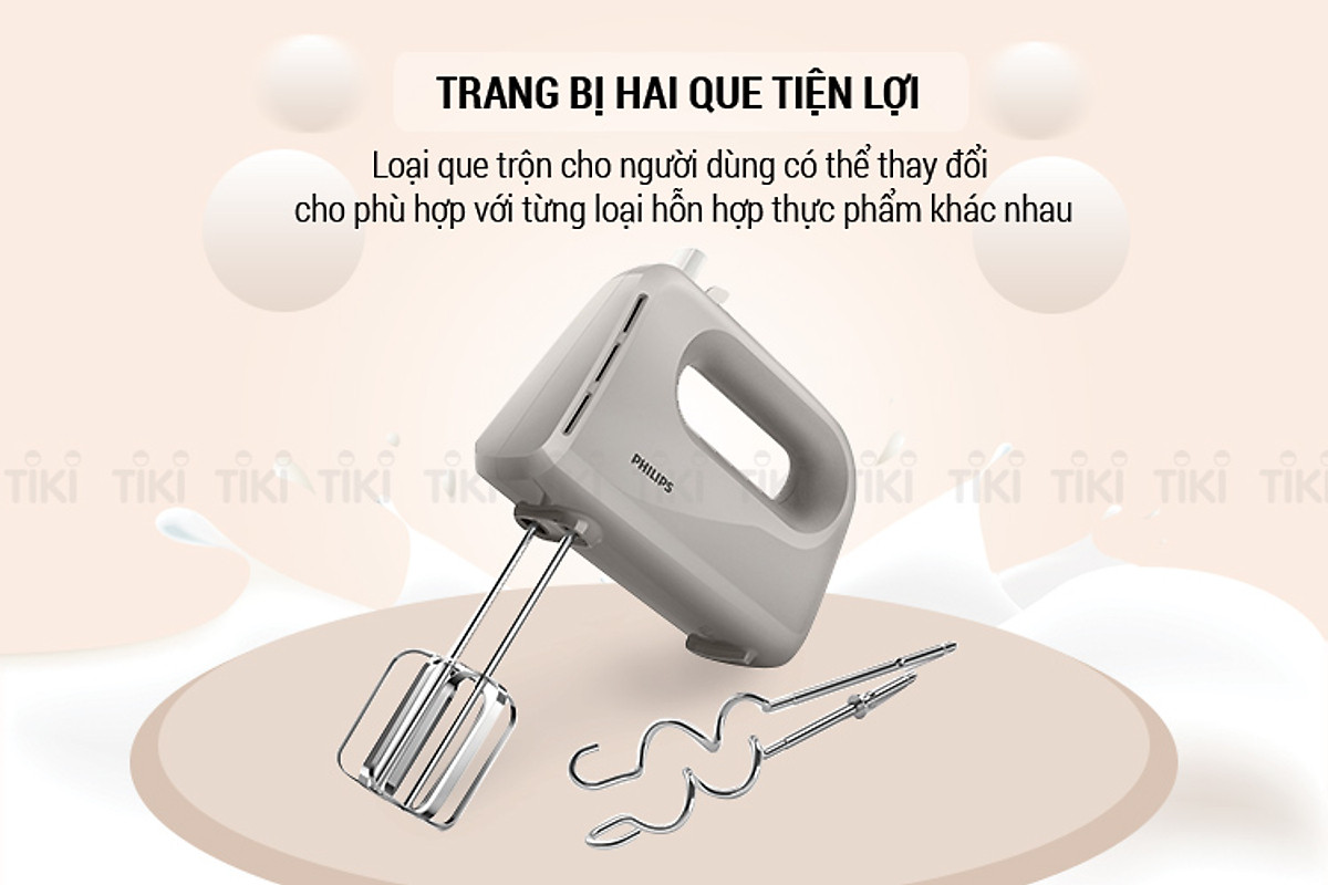 Máy Đánh Trứng Philips HR3705 (300W) - Hàng Chính Hãng