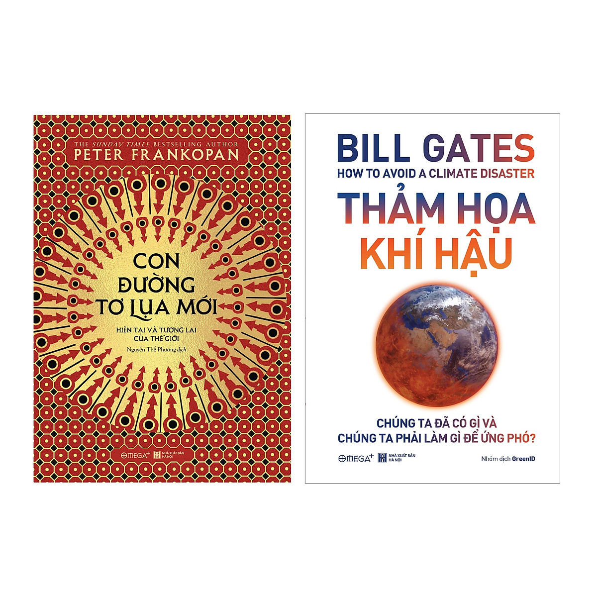 Combo Thảm Họa Khí Hậu - Bill Gates + Con Đường Tơ Lụa Mới - Hiện Tại Và Tương lai Của Thế Giới Mới 