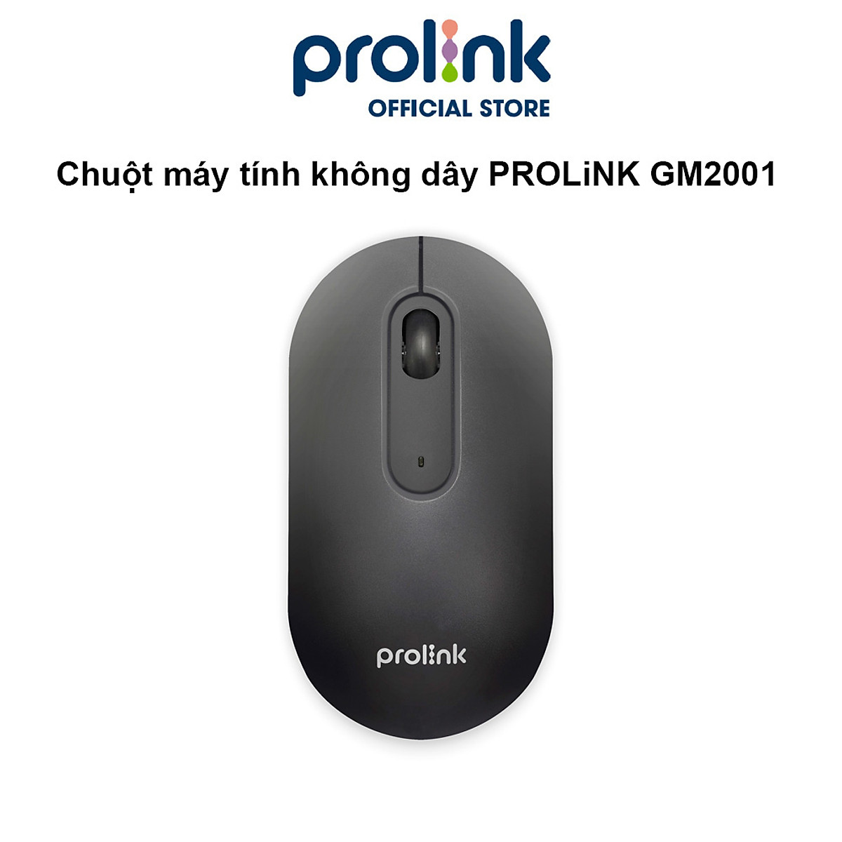 Chuột máy tính không dây PROLiNK GM2001 chống ồn, kháng khuẩn, độ nhạy cao, tiết kiệm pin dành cho PC, Laptop - Hàng chính hãng