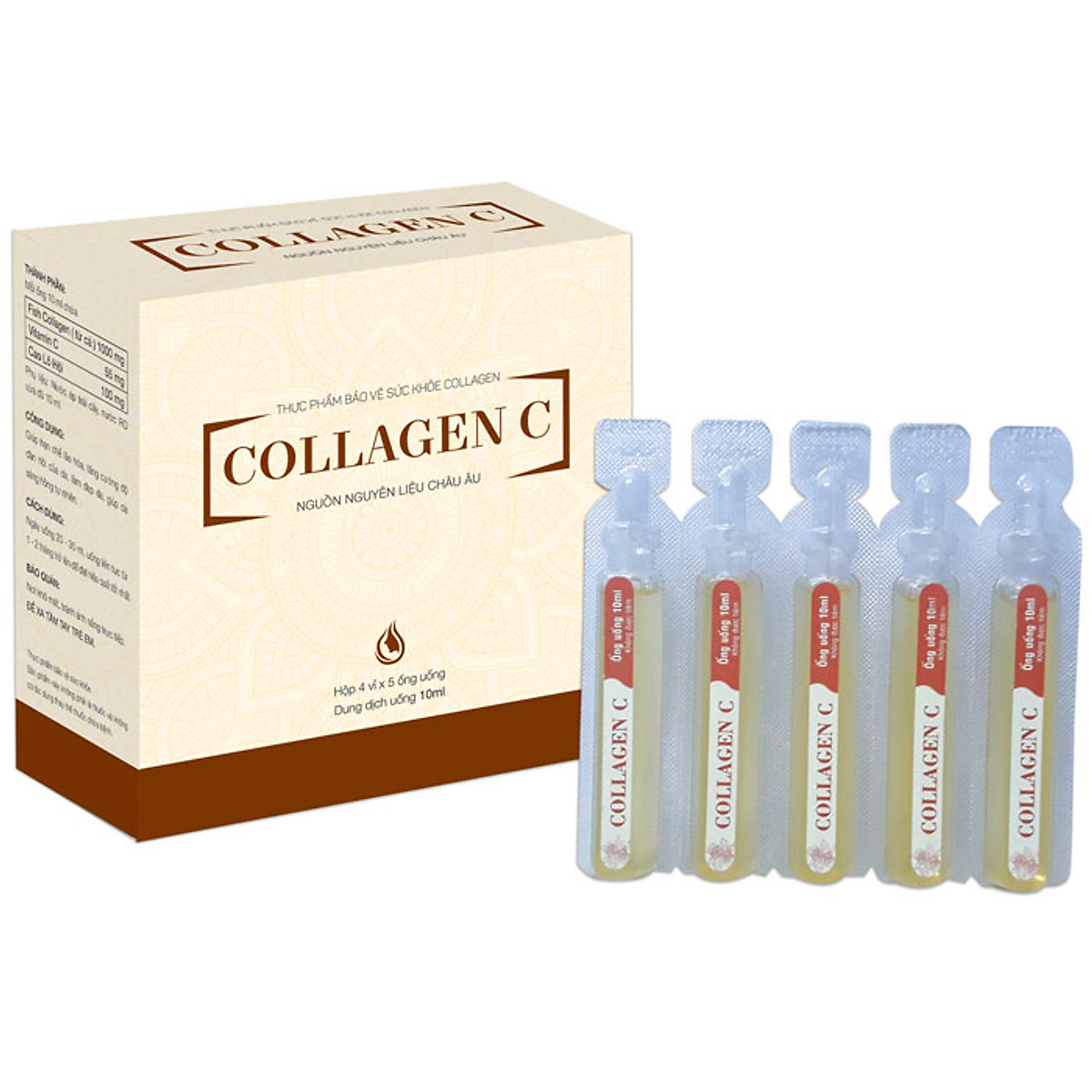 Thực phẩm chức năng Nước uống Collagen C MEDIPHAR USA (10ml x 20 ống)