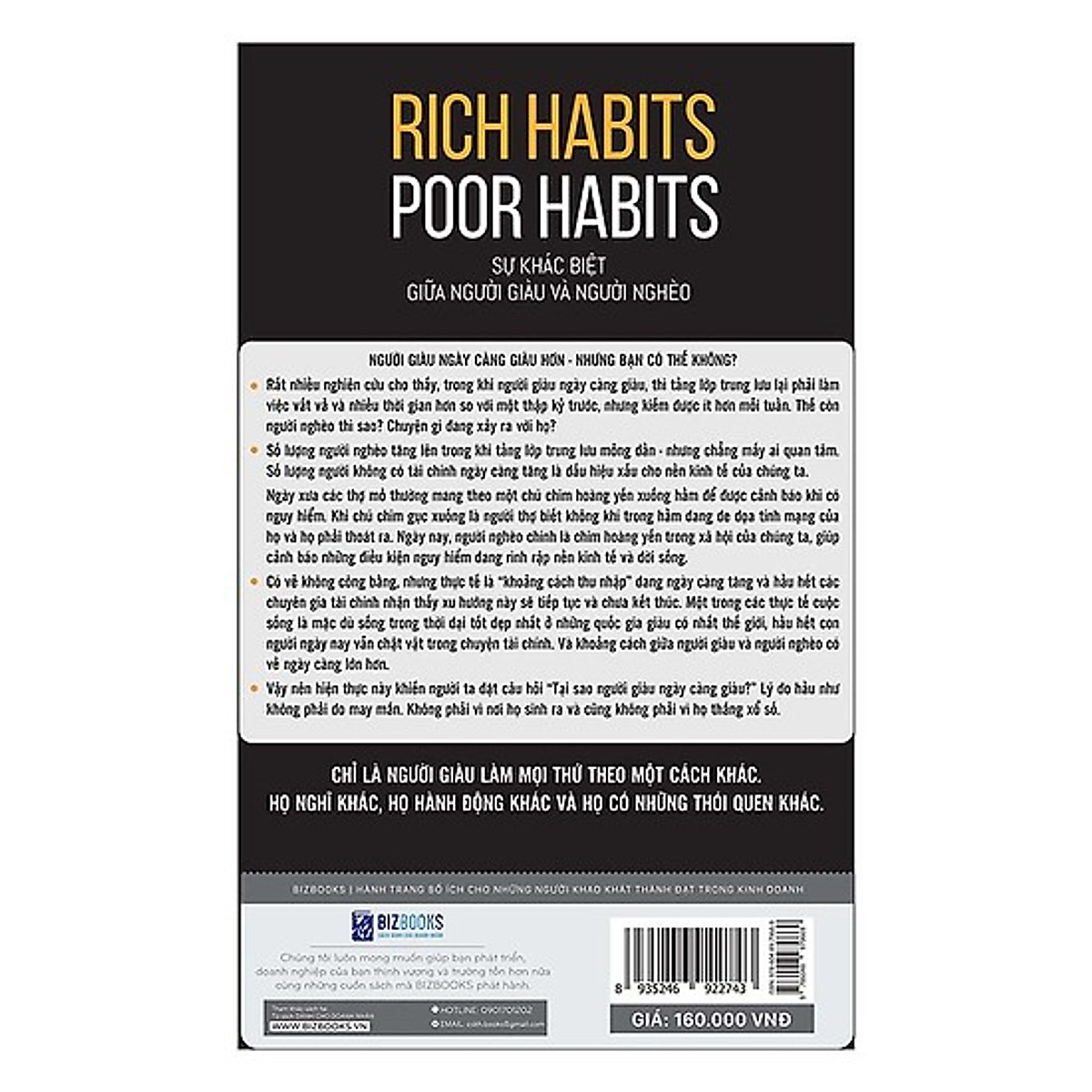 Rich Harbits - Poor Harbits: Sự Khác Biệt Giữa Người Giàu Và Người Nghèo(Tặng E-Book Bộ 10 Cuốn Sách Hay Về Kỹ Năng, Đời Sống, Kinh Tế Và Gia Đình - Tại App MCbooks)