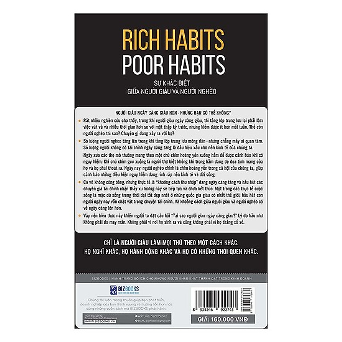 Rich Habits - Poor Habits Sự khác biệt giữa người giàu và người nghèo (Tặng Bookmark PL)