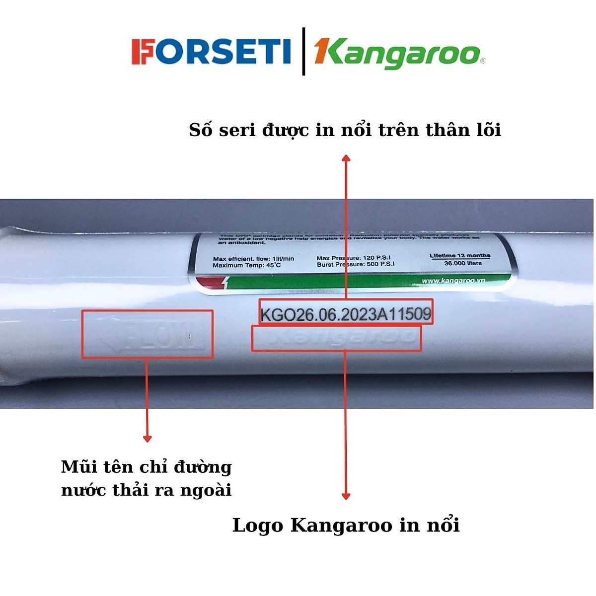 Hàng chính hãng LÕI LỌC NƯỚC KANGAROO HYDROGEN SỐ 10 OMEGA 5 IN 1 (5in1) có thể dùng cho: KG100HU, KG100HU+, KG100MED, KG100EED, KG100EED IoT, KG100HK, KG10A4, KG100HP, KG100HG Các dòng mới: KG100HED IoT, KGY1MED