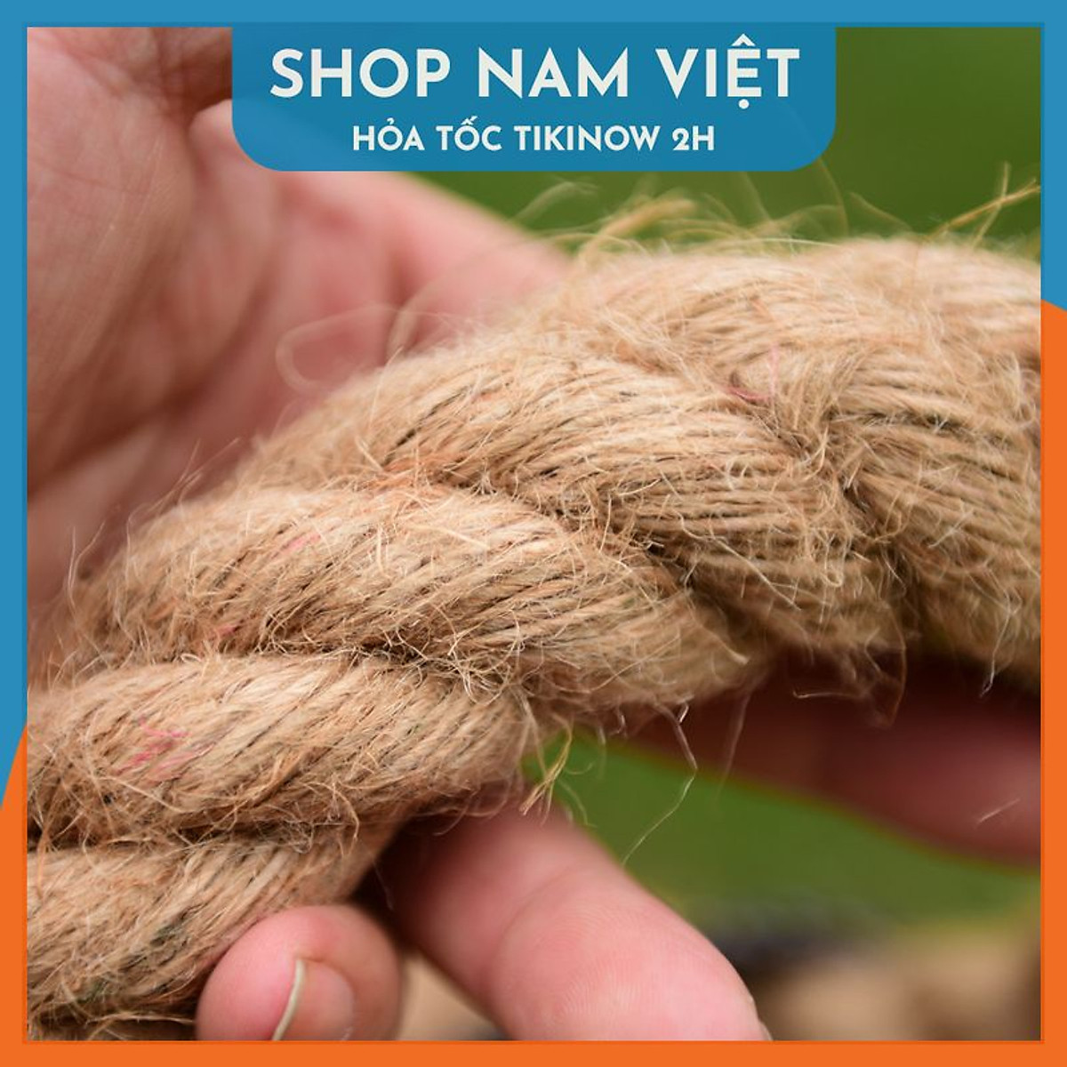Dây Thừng Trang Trí Nhà Cửa Sợi Gai Tự Nhiên (Bán Theo Mét)