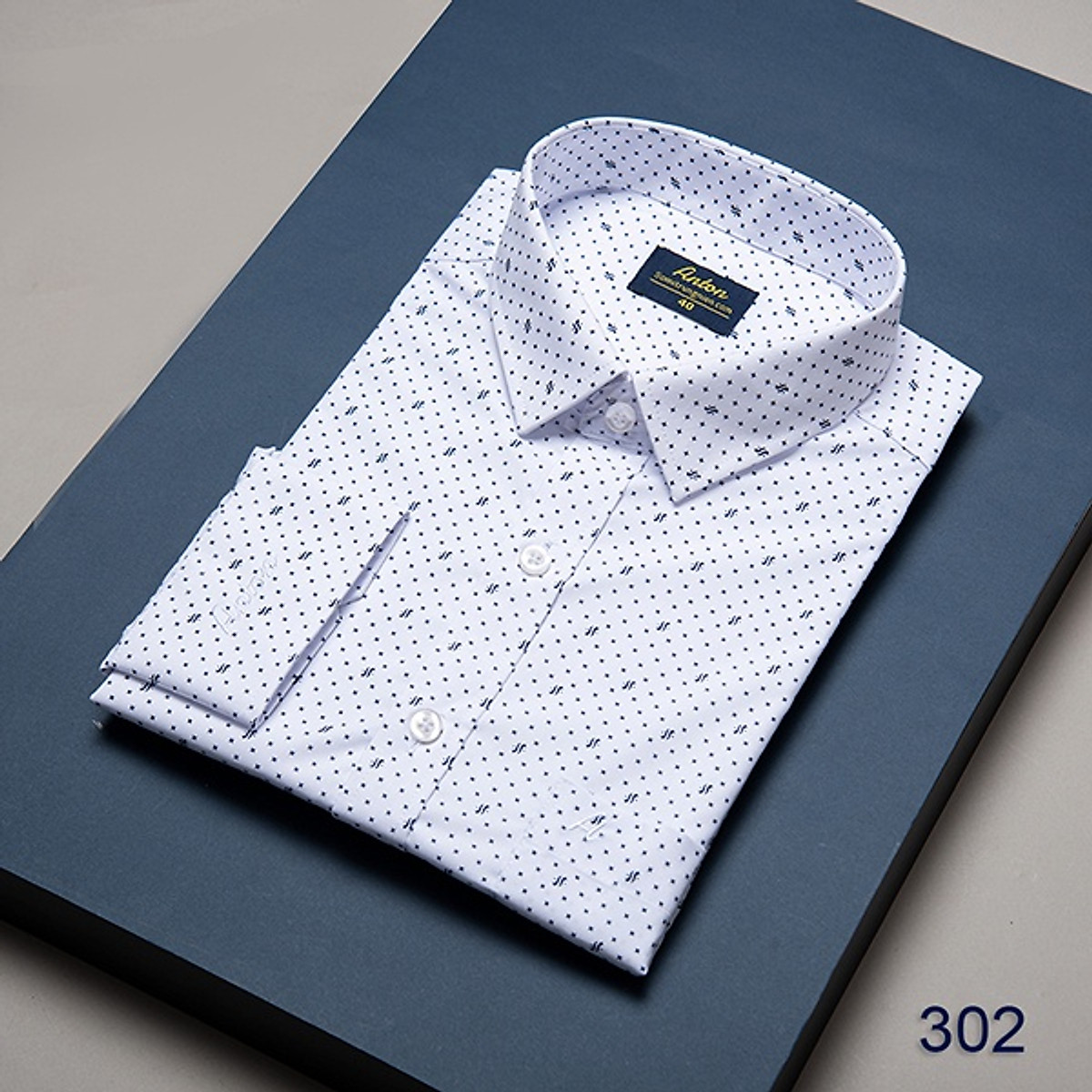 Áo Sơ Mi Nam Công Sở Trung Niên Thương Hiệu Anton Dài Tay Trắng Vải Cotton Áo Sơ Mi Nam Công Sở Trung Niên Thương Hiệu Anton Dài Tay Trắng Vải Cotton