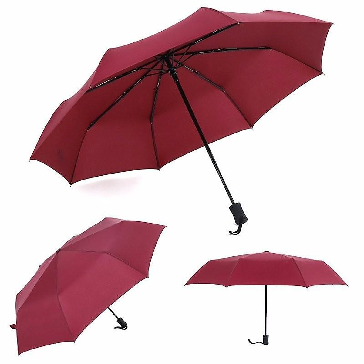 Ô gấp gọn phủ lớp chống tia UV, dù che nắng, che mưa ngoài trời cầm Ô Gấp Gọn Phủ Lớp Chống Tia Uv, Dù Che Nắng, Che Mưa Ngoài Trời Cầm