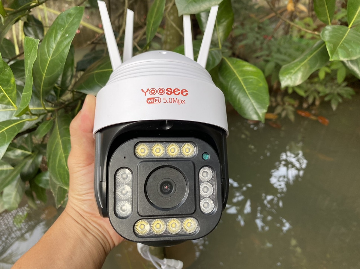 Camera Wifi Yoosee 5.0 Mpx Full HD, Dòng Ngoài Trời Xoay 360°,C12 Xem Đêm Có Màu-Đàm Thoại 2 Chiều-Phát Hiện Chuyển Động Chống Trộm-Hàng Nhập Khẩu