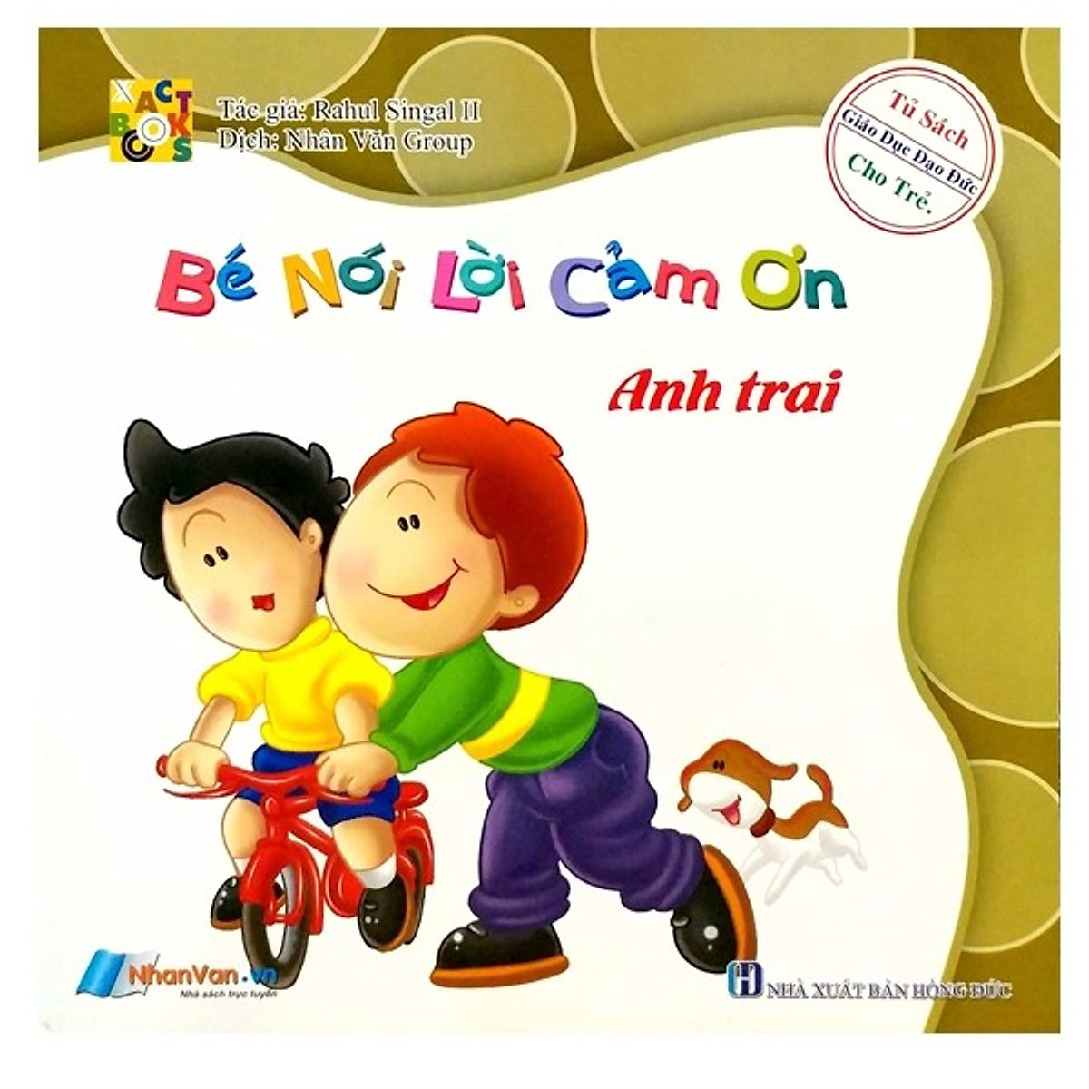 Bé Nói Lời Cảm Ơn - Anh Trai - Tô màu - Luyện chữ