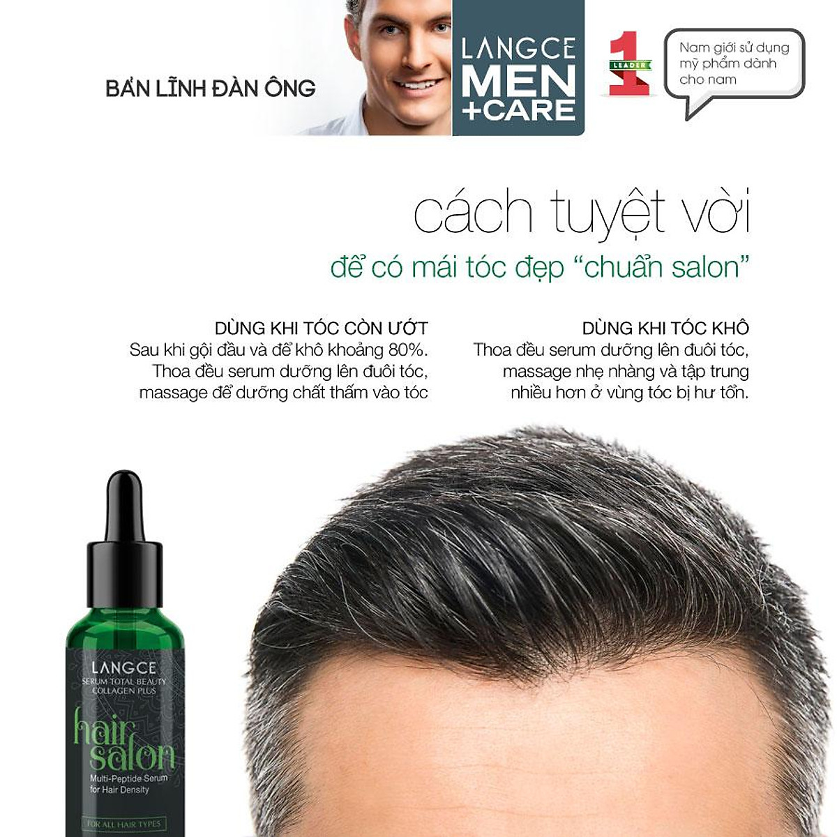 Top tinh dầu dưỡng tóc nam chất lượng được ưa chuộng hàng đầu