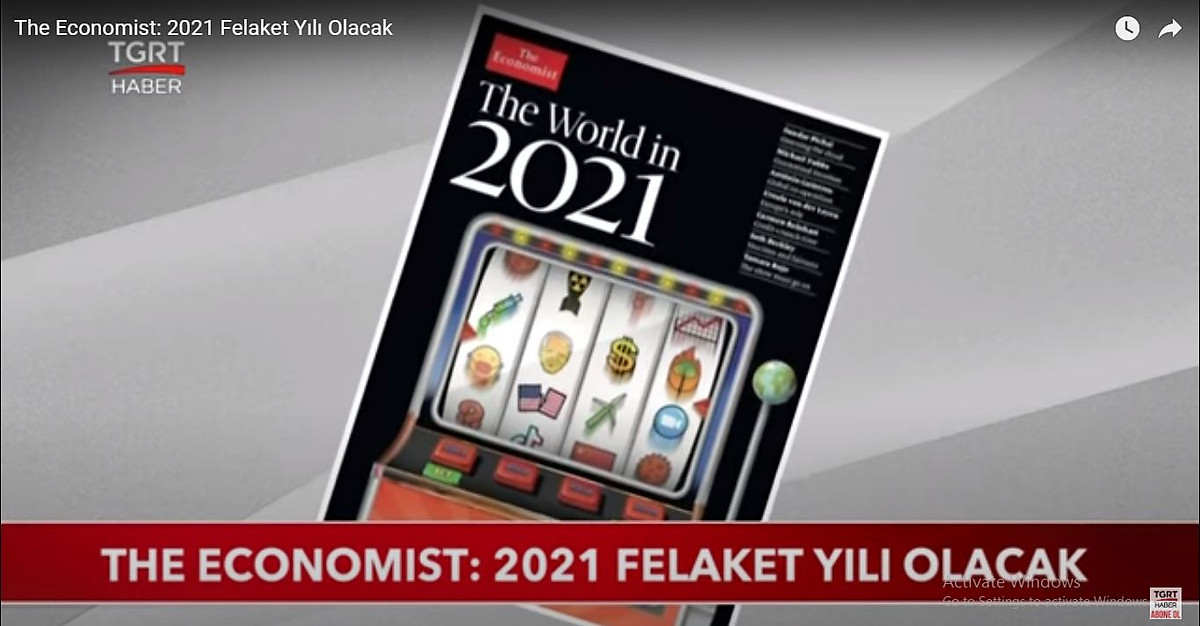 The Economist - The World In 2021, nhập khẩu từ Singapore, ấn bản 1 năm 1 lần