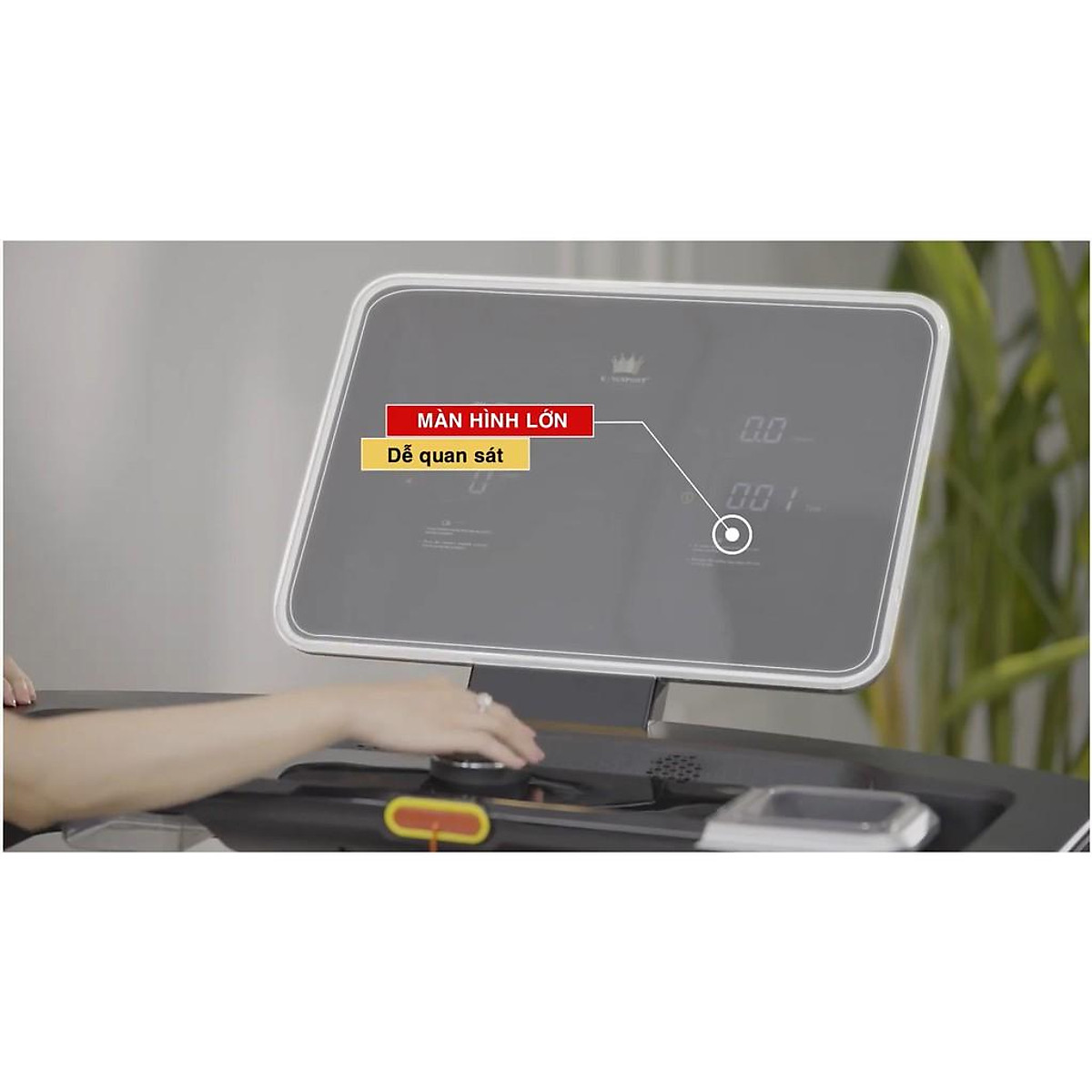 CHỈ GIAO MIỀN NAM I Máy chạy bộ tại nhà KingSport Luxury KS-2050 Đa Năng Có Chức Nâng Dốc Tự Động, Kèm Theo Đai Massage Và Thanh Gập Bụng