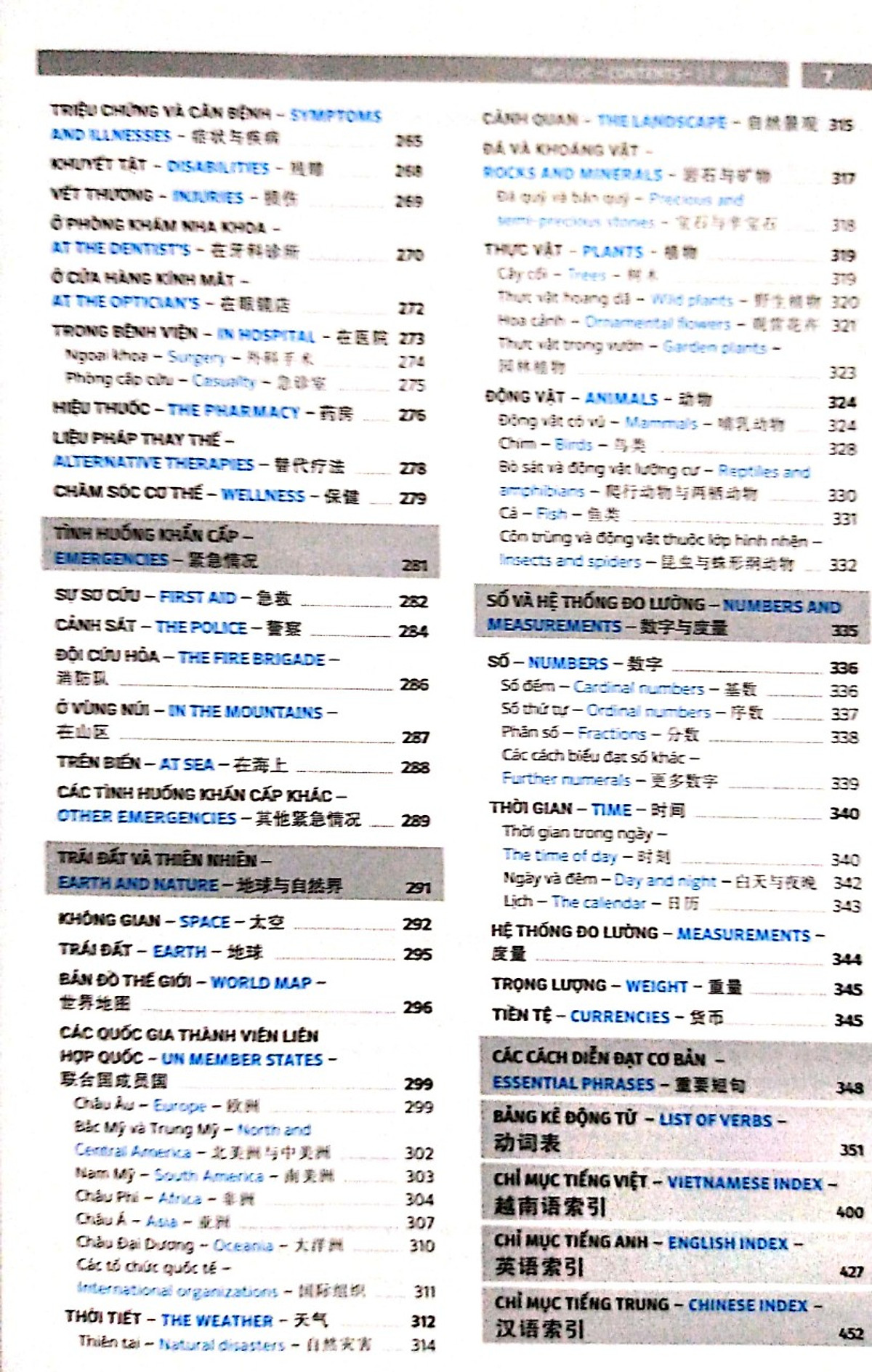 Sách Từ điển hình ảnh Tam Ngữ Trung Anh Việt 16000 từ hơn 3000 hình ảnh