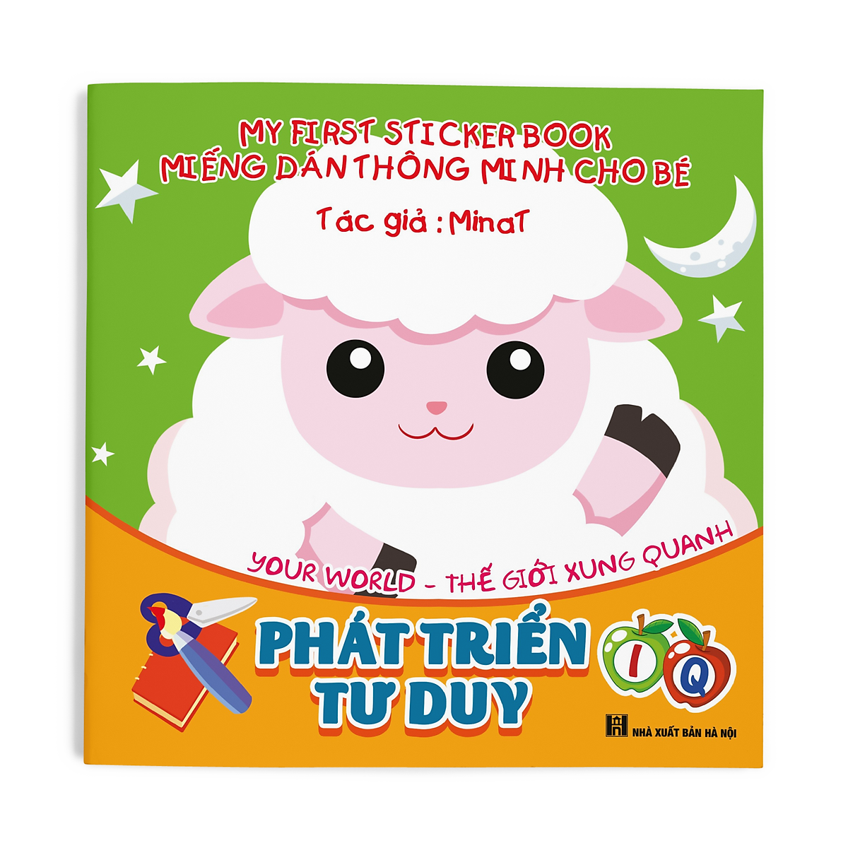 Combo 3 cuốn: Miếng dán Thông minh cho bé Phát triển tư duy IQ - My First Sticker Book