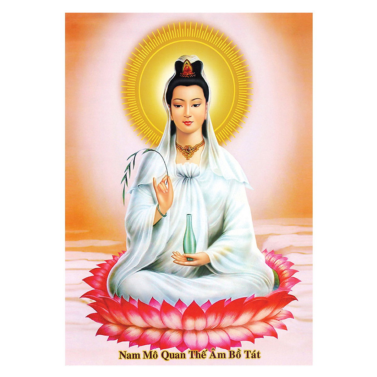 Tranh Phật Giáo Quan Thế Âm Bồ Tát 2325 - Các loại tranh khác