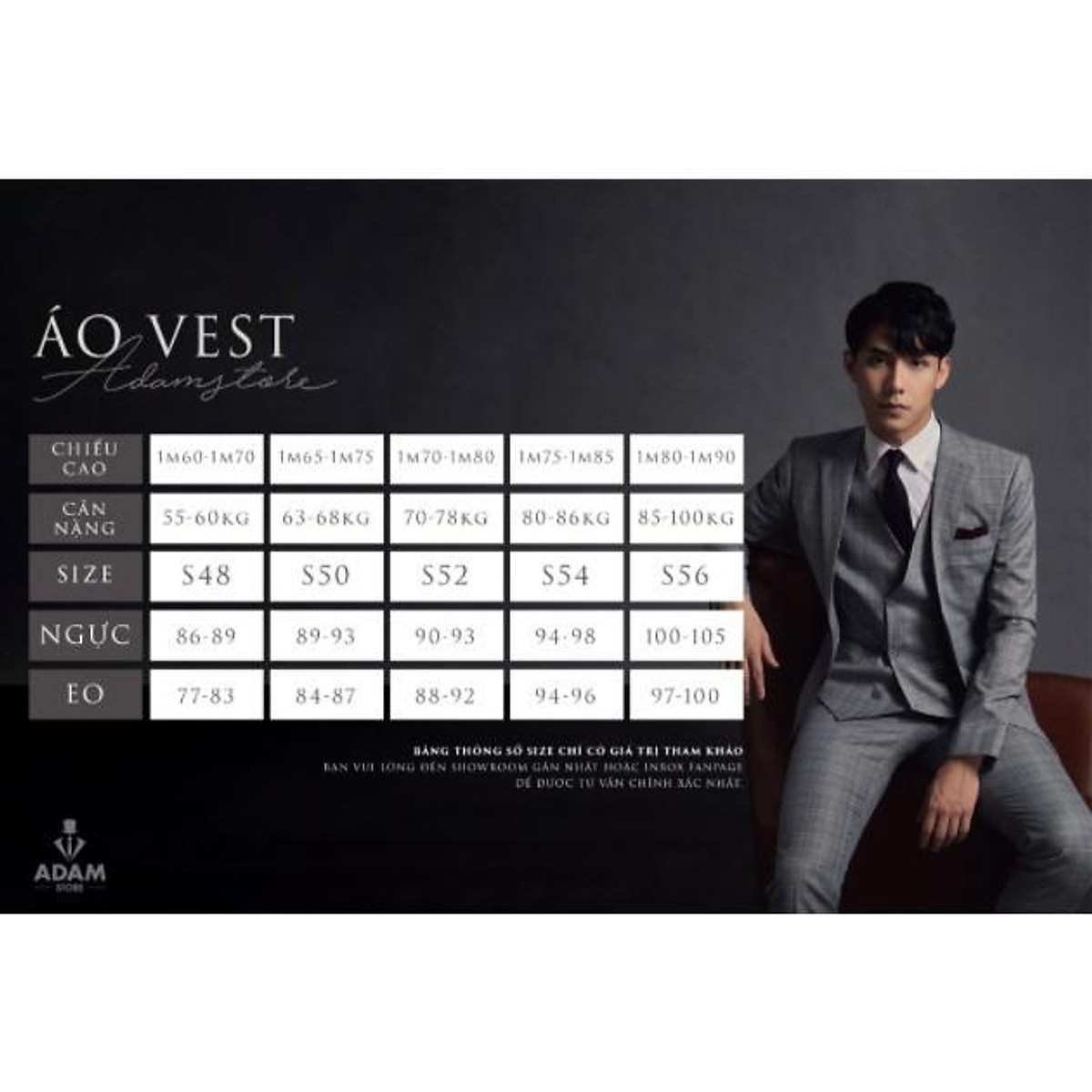 Mua ÁO VEST NAM ADAM STORE AV251  Tiki