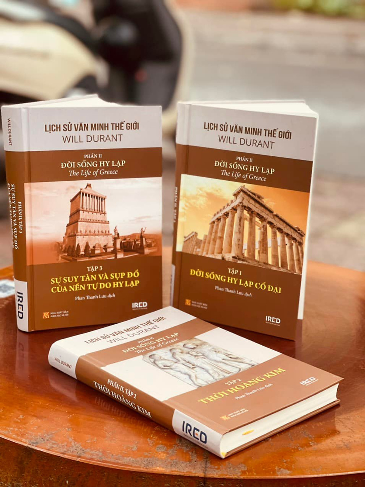 [COMBO TRỌN BỘ 5 PHẦN] – BỘ LỊCH SỬ VĂN MINH THẾ GIỚI: Phần I: DI SẢN PHƯƠNG ĐÔNG - Phần II: ĐỜI SỐNG HY LẠP - Phần IX: THỜI ĐẠI VOLTAIRE - Phần X: ROUSSEAU VÀ CÁCH MẠNG - Phần XI: VĂN MINH THỜI ĐẠI NAPOLEON -