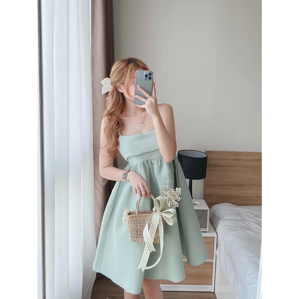 Mua Váy 2 Dây Đũi Nhăn Trắng PEONYB Nữ Đầm babydoll dáng suông bánh bèo mặc đi biển cá tính Ulzzang #28 Mua Váy 2 Dây Đũi Nhăn Trắng PEONYB Nữ Đầm babydoll dáng suông bánh bèo mặc đi biển cá tính Ulzzang