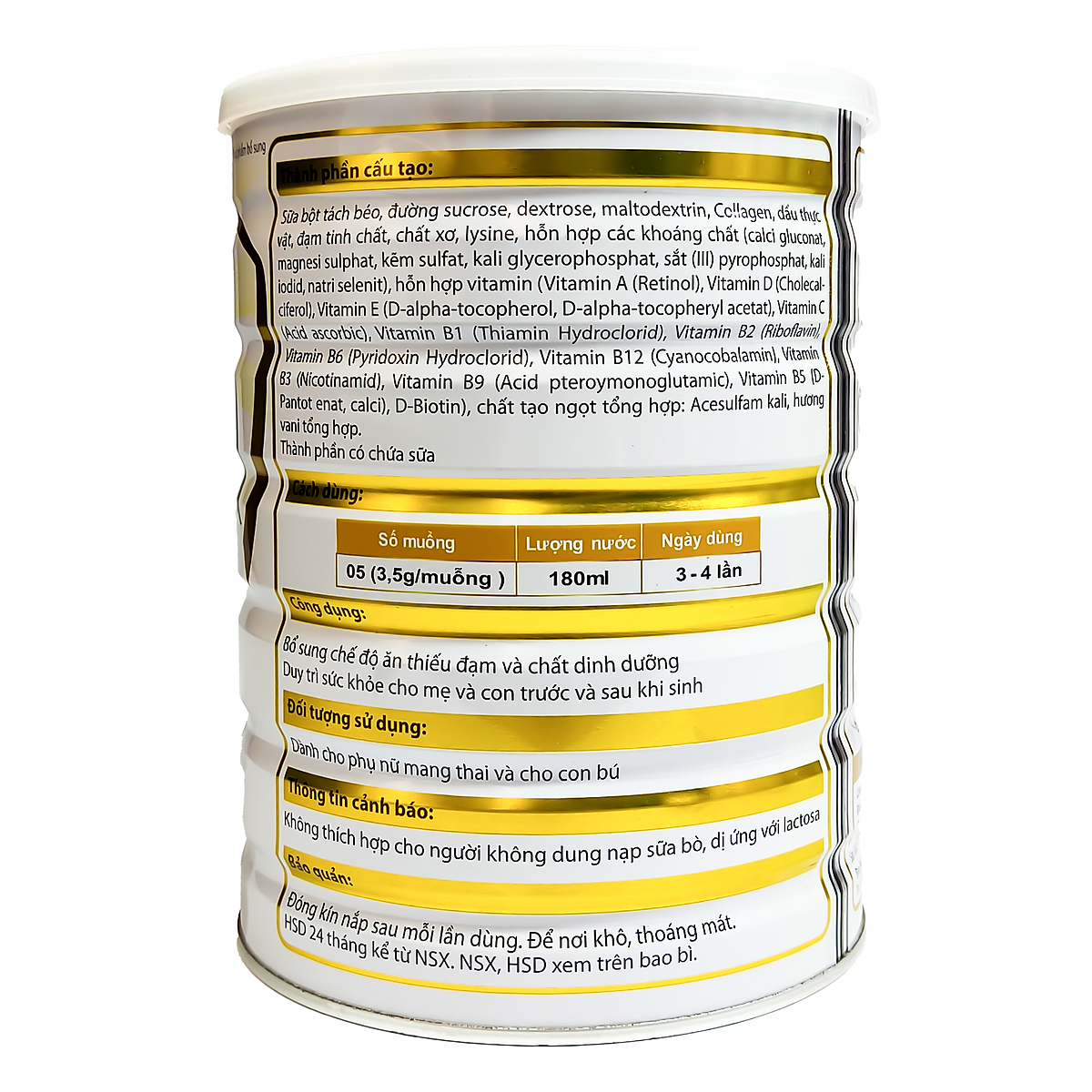 Sữa bột cho mẹ bầu Xo Mom Gold (H/900gr)