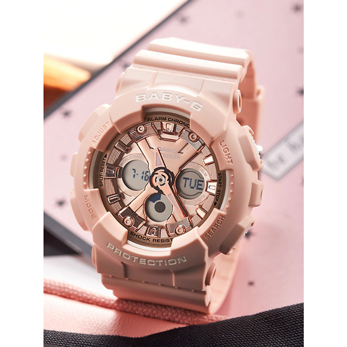 ĐỒNG HỒ NỮ BABY-G BA-130-4ADR | Tiki