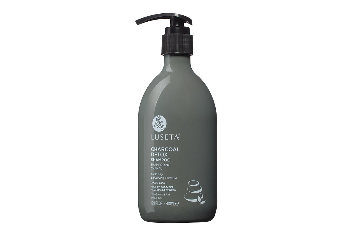 Mua BỘ DẦU GỘI VÀ DẦU XẢ LUSETA CHARCOAL DETOX 500ml Dầu gội 500ml