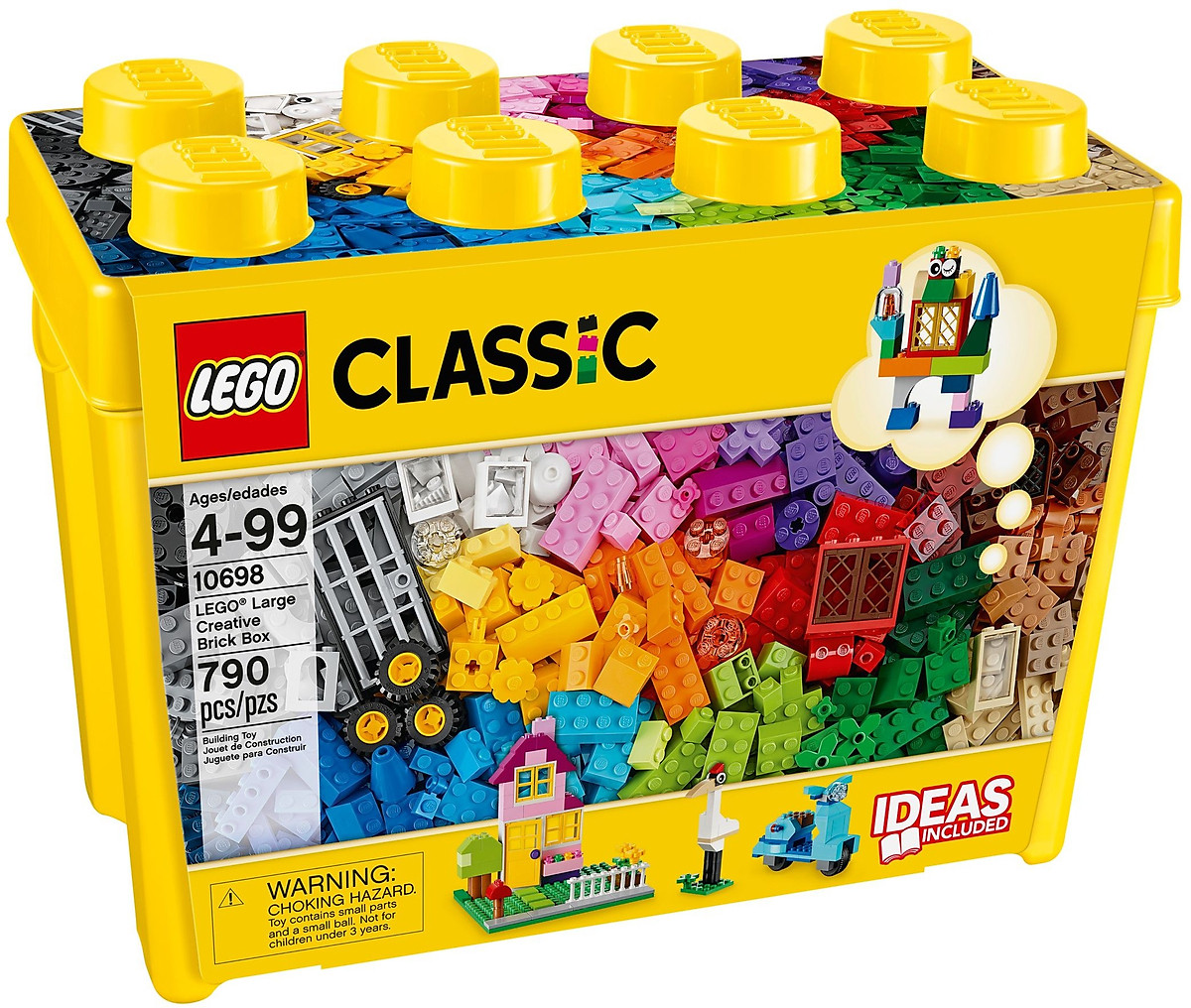 Bộ Lắp Ráp Thùng Gạch Lớn Classic Sáng Tạo LEGO CLASSIC 10698 (790 chi tiết)