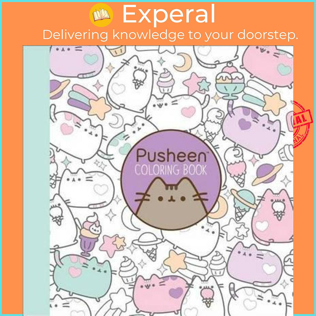 Sách - Pusheen Coloring Book by Claire Belton (US edition, paperback)