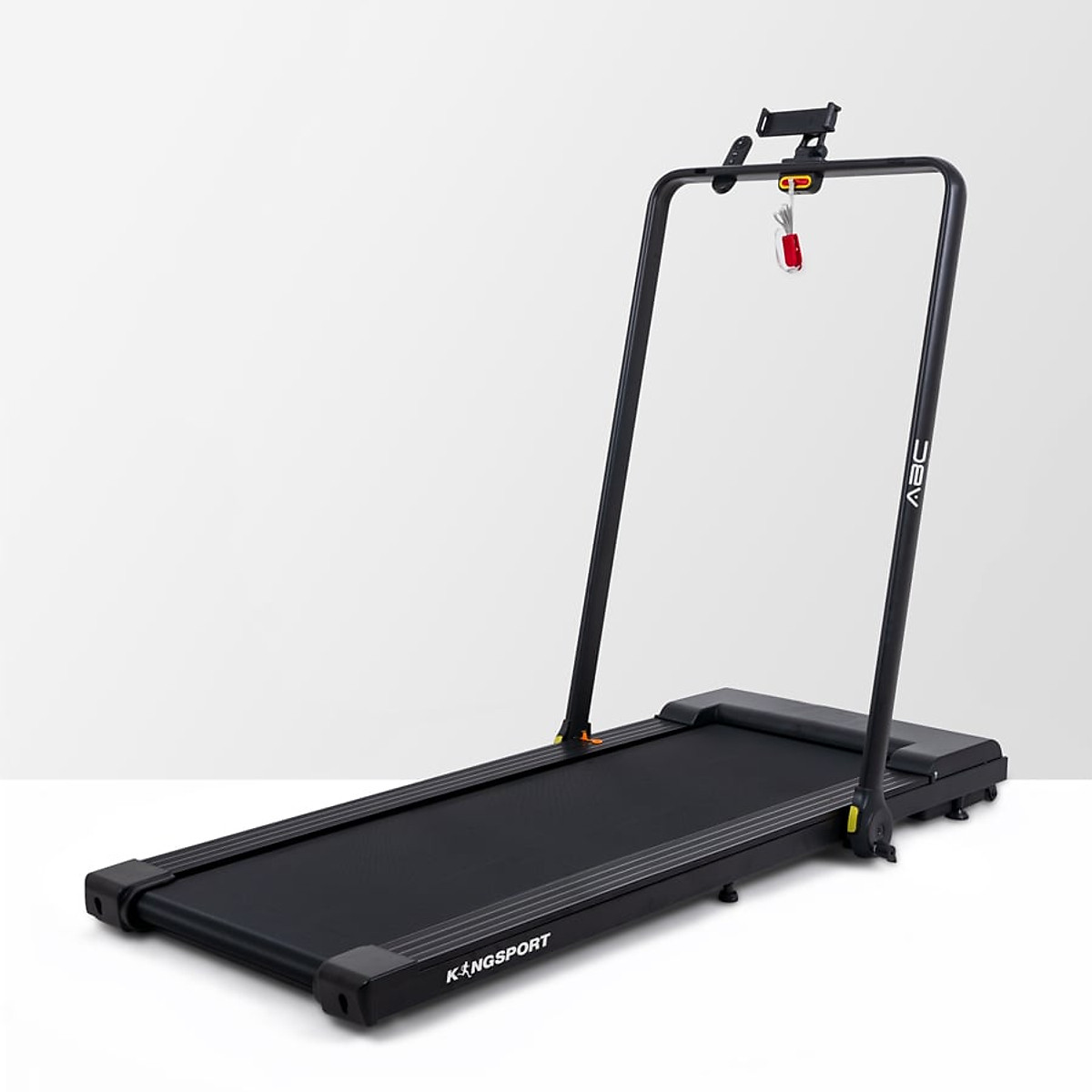 Máy chạy bộ KINGSPORT ABC thảm chạy kim cương, tốc độ tối đa 8km/h, kèm khóa an toàn, cân nặng phù hợp từ dưới 60kg