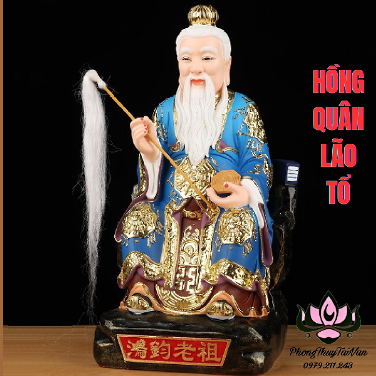 Tượng Hồng Quân Đạo Tổ(Cao 30cm, 40cm),Hồng Quân Đạo Tổ