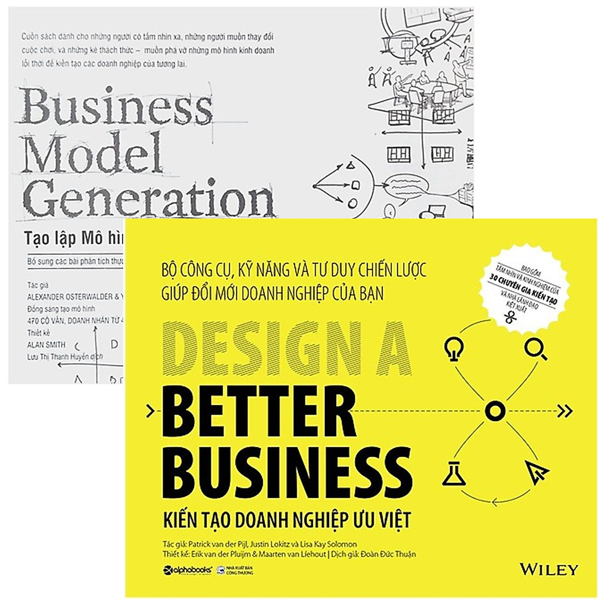 Combo Sách Xây Dựng Doanh Nghiệp : Business Model Generation - Tạo Lập Mô Hình Kinh Doanh + Kiến Tạo Doanh Nghiệp Ưu Việt