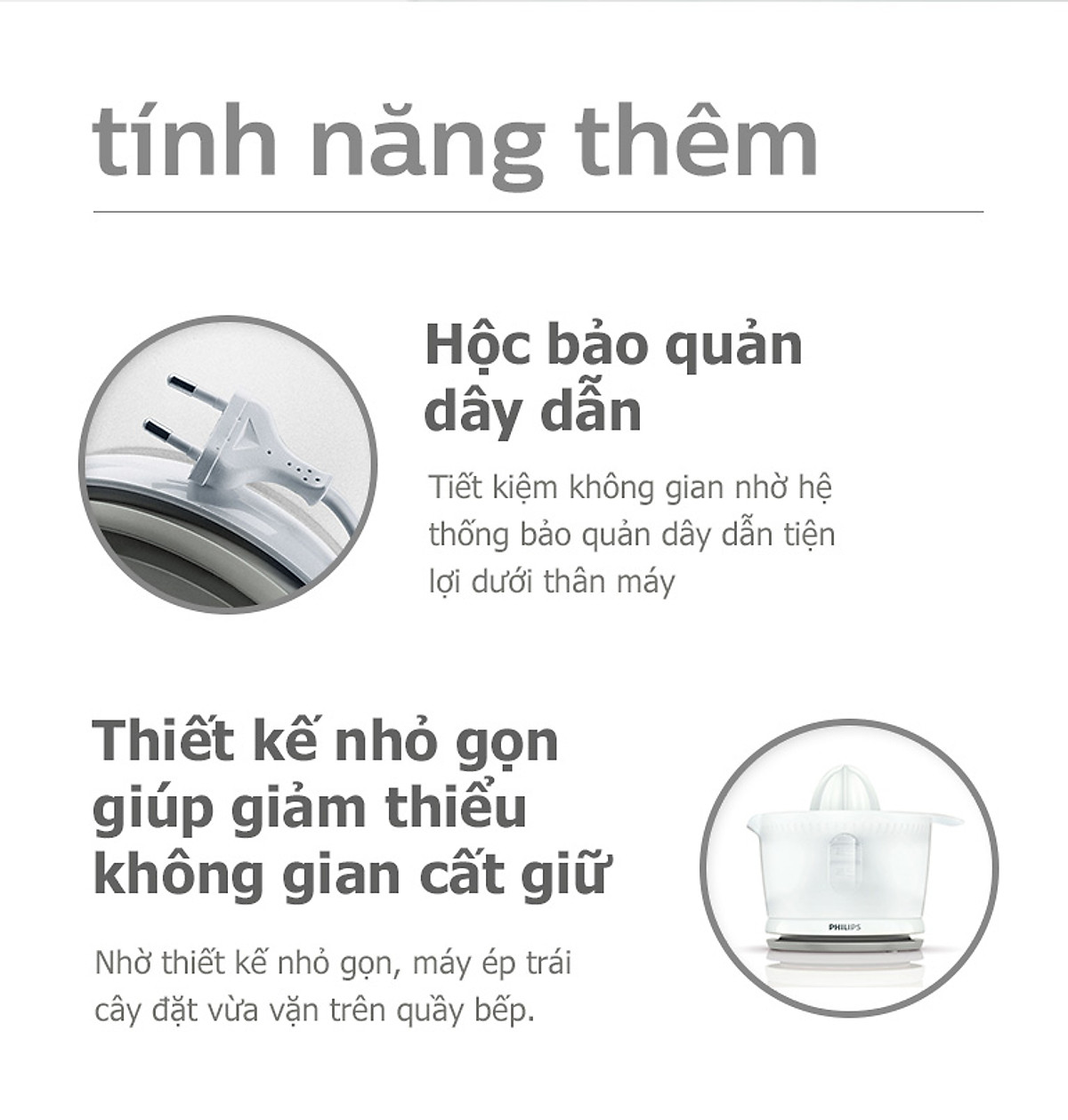Máy Vắt Cam Philips HR2738/00 25W - Hàng chính hãng